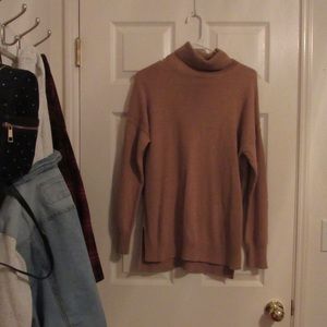 Old Navy Sweater | Camel Ribbed Turtleneck